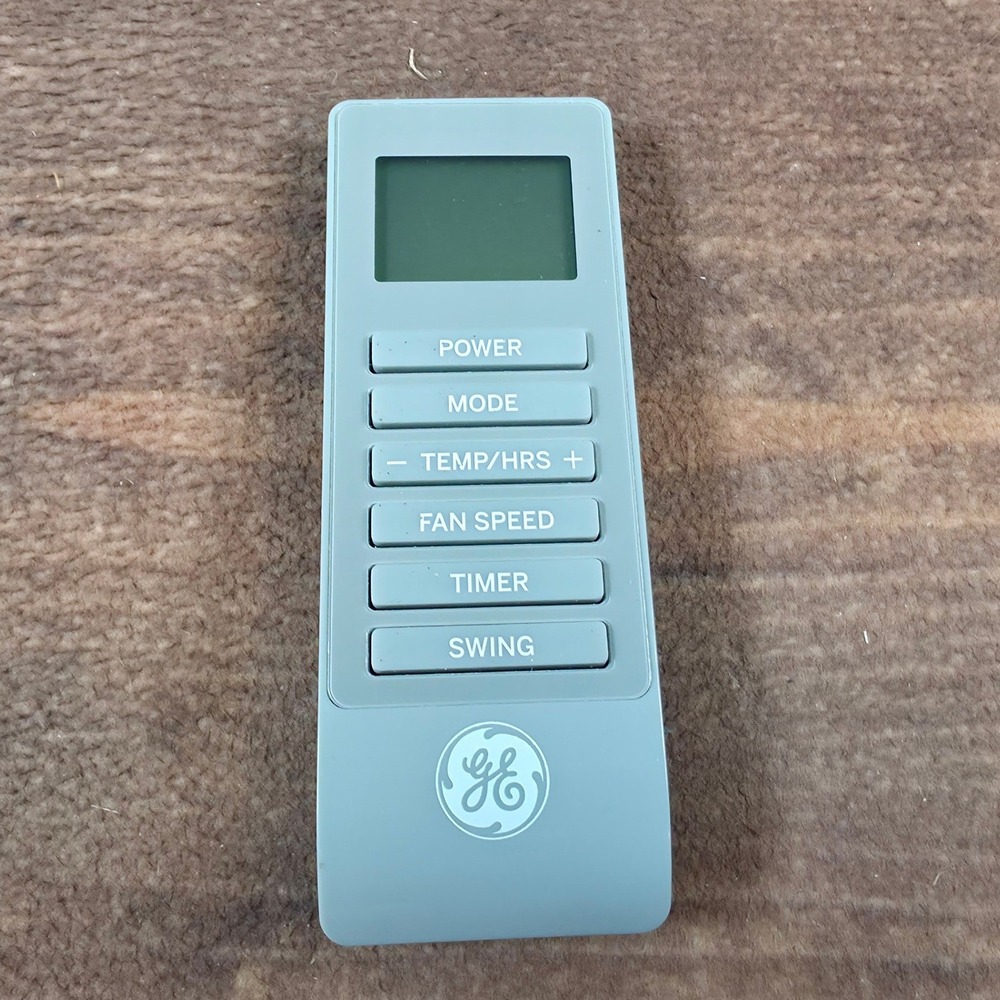 GE AC Remote Control Gray Excellent LCD Screen Swing Timer Functions